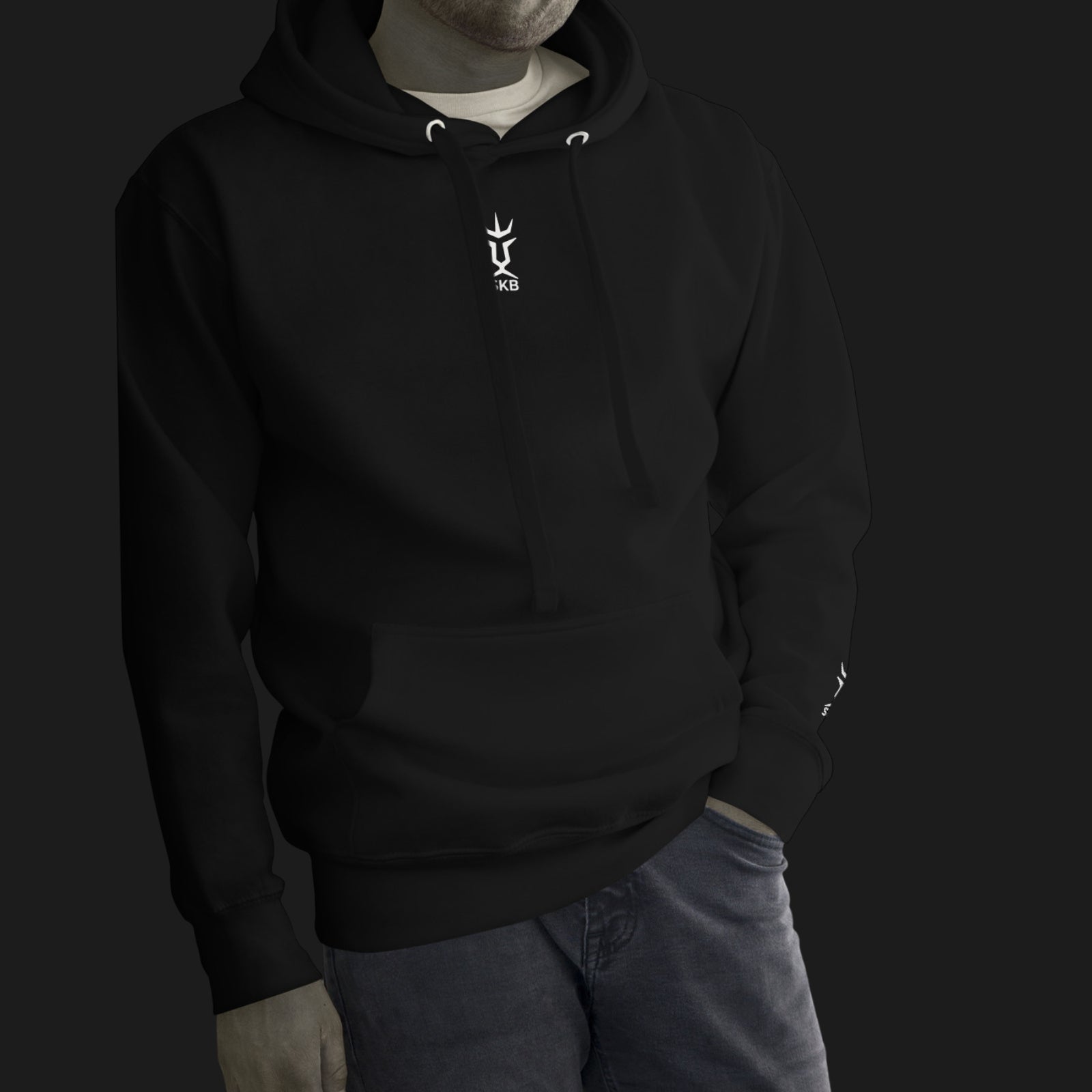 ESSENTIAL HOODIE – URBAN BLACK